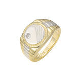 Anillos de Oro 14K para hombre en 2 colores.