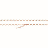 {Customize} Fancy drum link chains plated in 14K Gold, Rose Gold, two tone