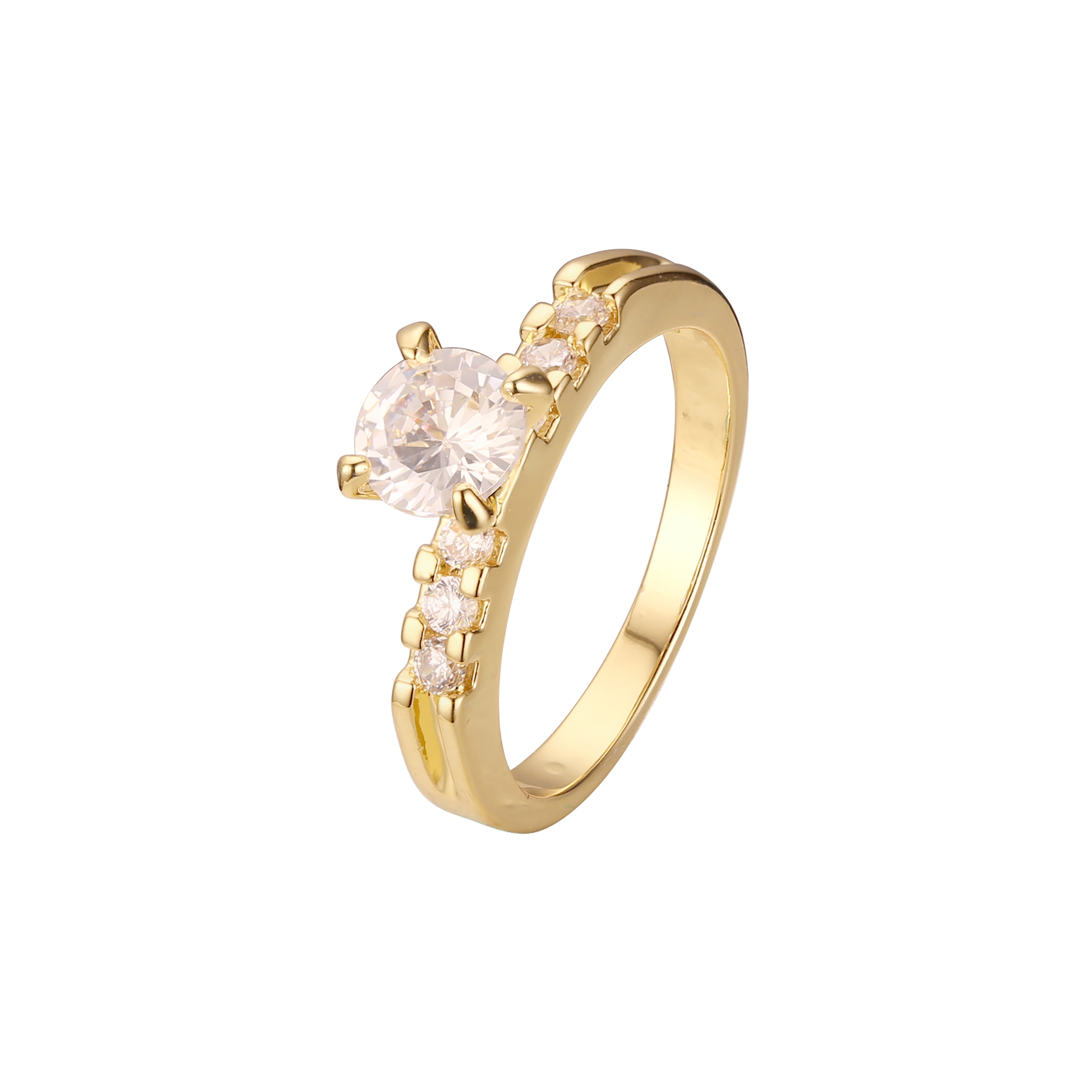Anillos apilables en Oro de 18K, colores baño de Oro de 14K