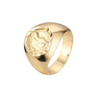 anillos de sello de oro de 14k