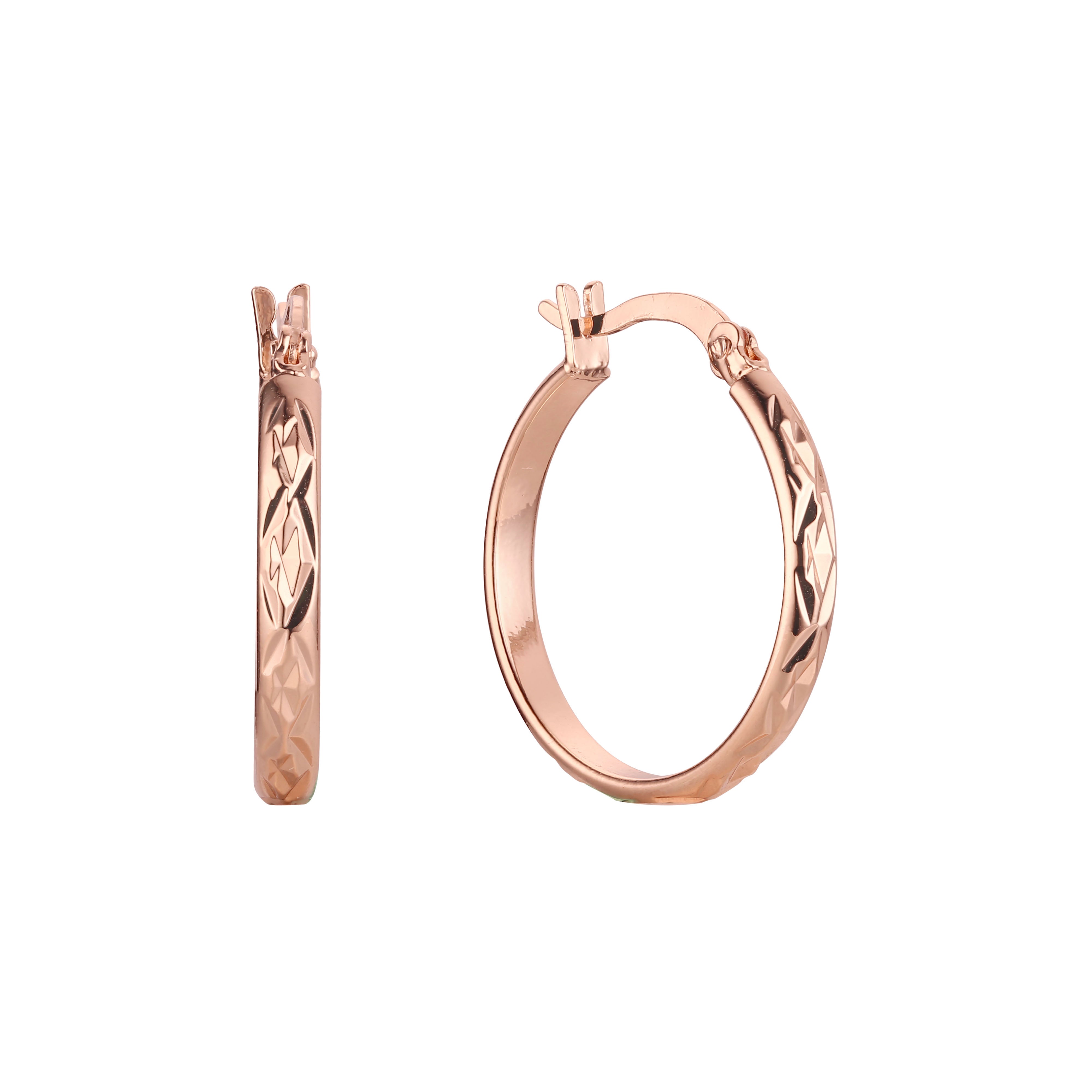 Aro en Oro de 14K, baño de Oro Rosa colores