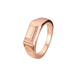anillos de oro rosa