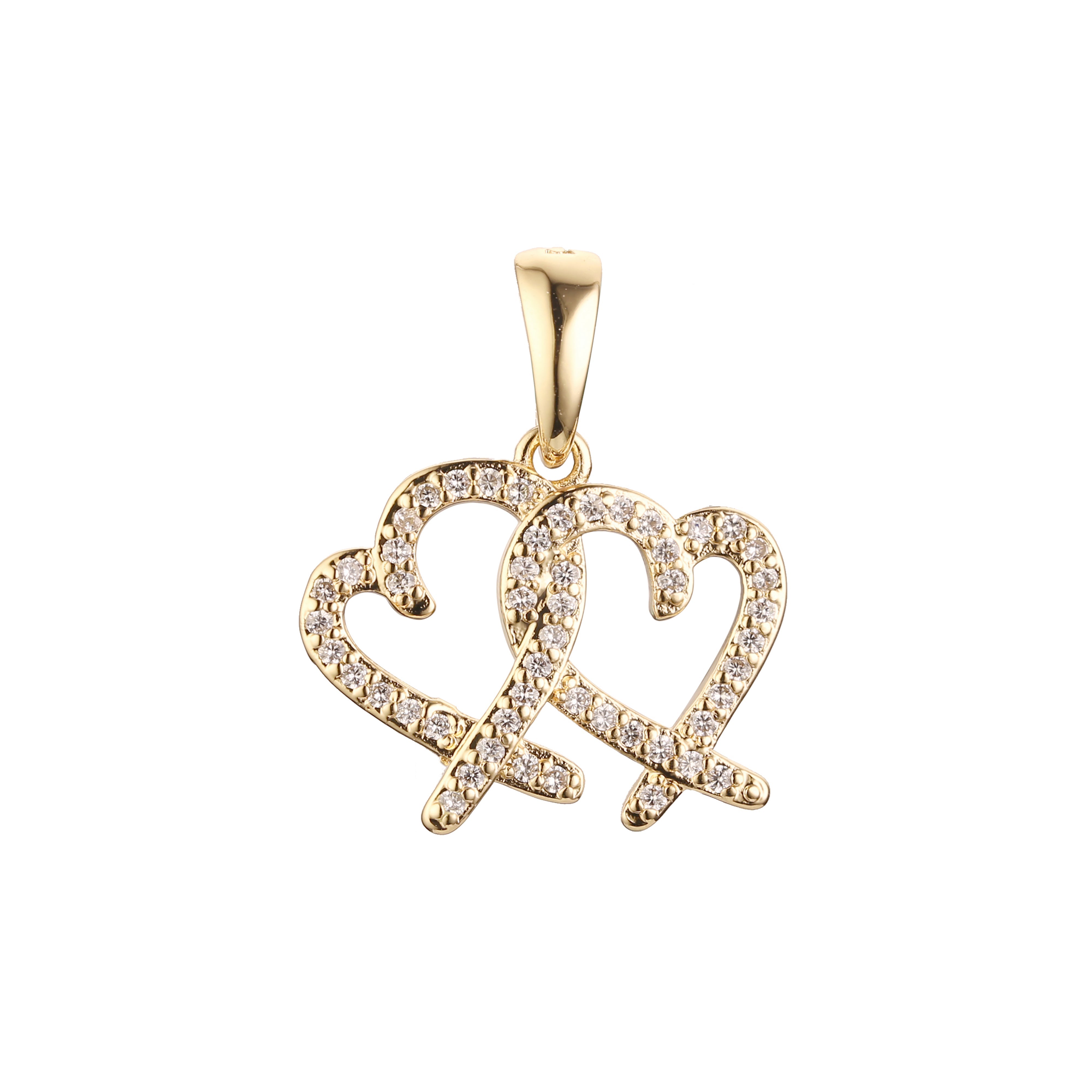 ペンダント、ローズゴールド、14K ゴールドメッキカラー