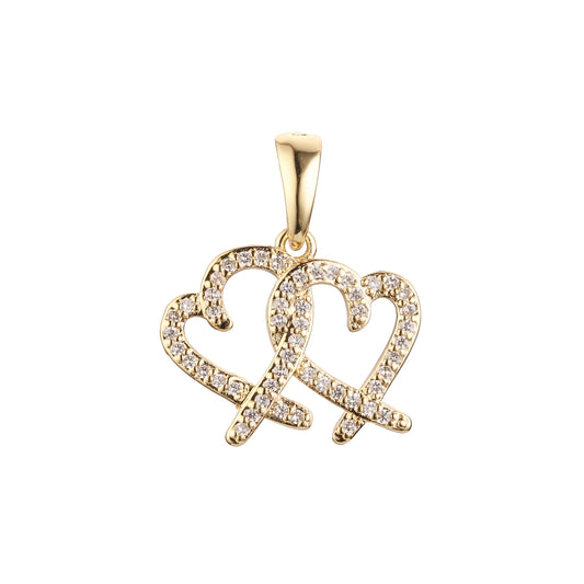 ペンダント、ローズゴールド、14K ゴールドメッキカラー