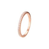 Anillo de boda Eternity en oro rosa de dos tonos