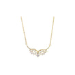 {Personalizar} Collar de máscara de carnaval de oro de 14 quilates