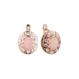 Pendientes de racimo en Oro Rosa, baño de dos colores