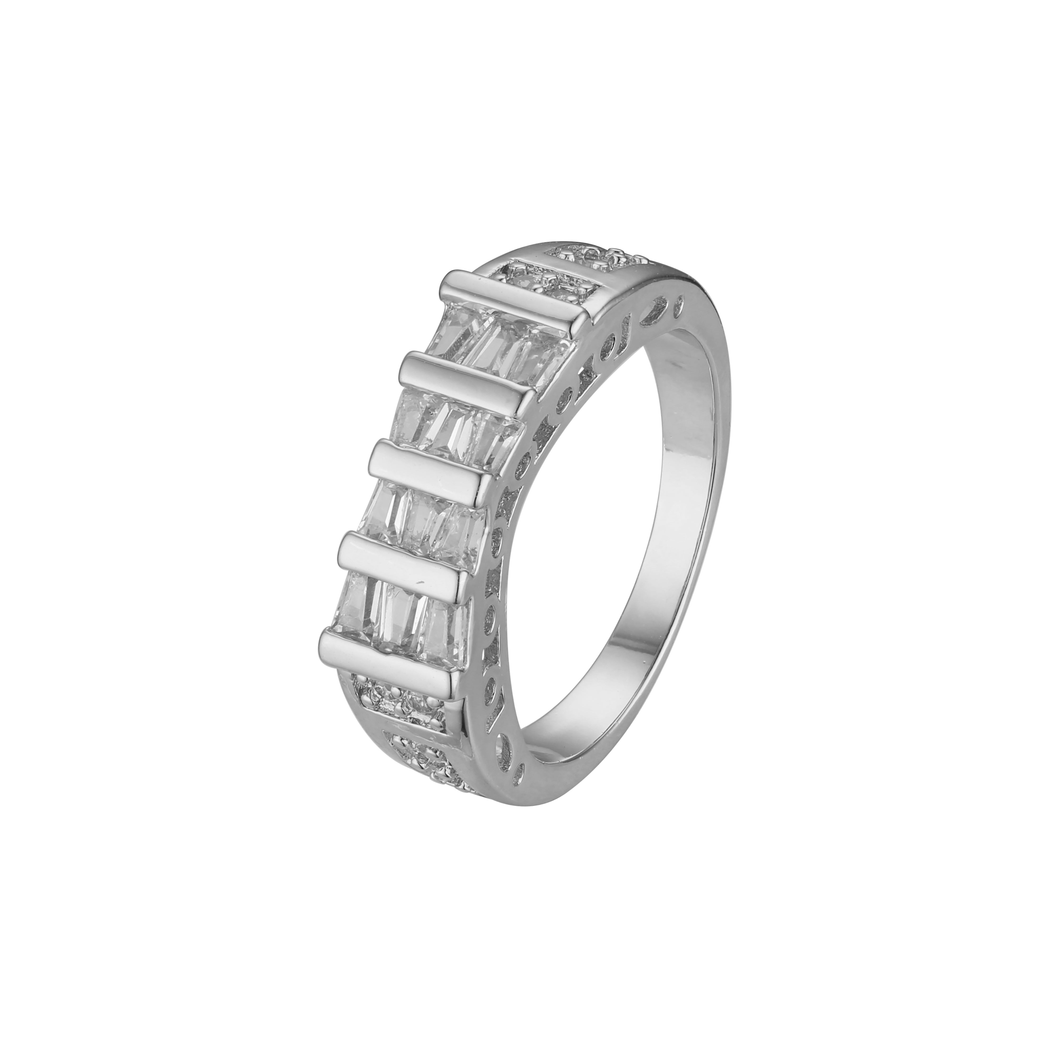 Anillos apilables en Oro de 18K, Oro Blanco, Baño de Oro de 14K colores