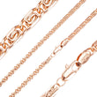 Snail chains plated in 14K Gold