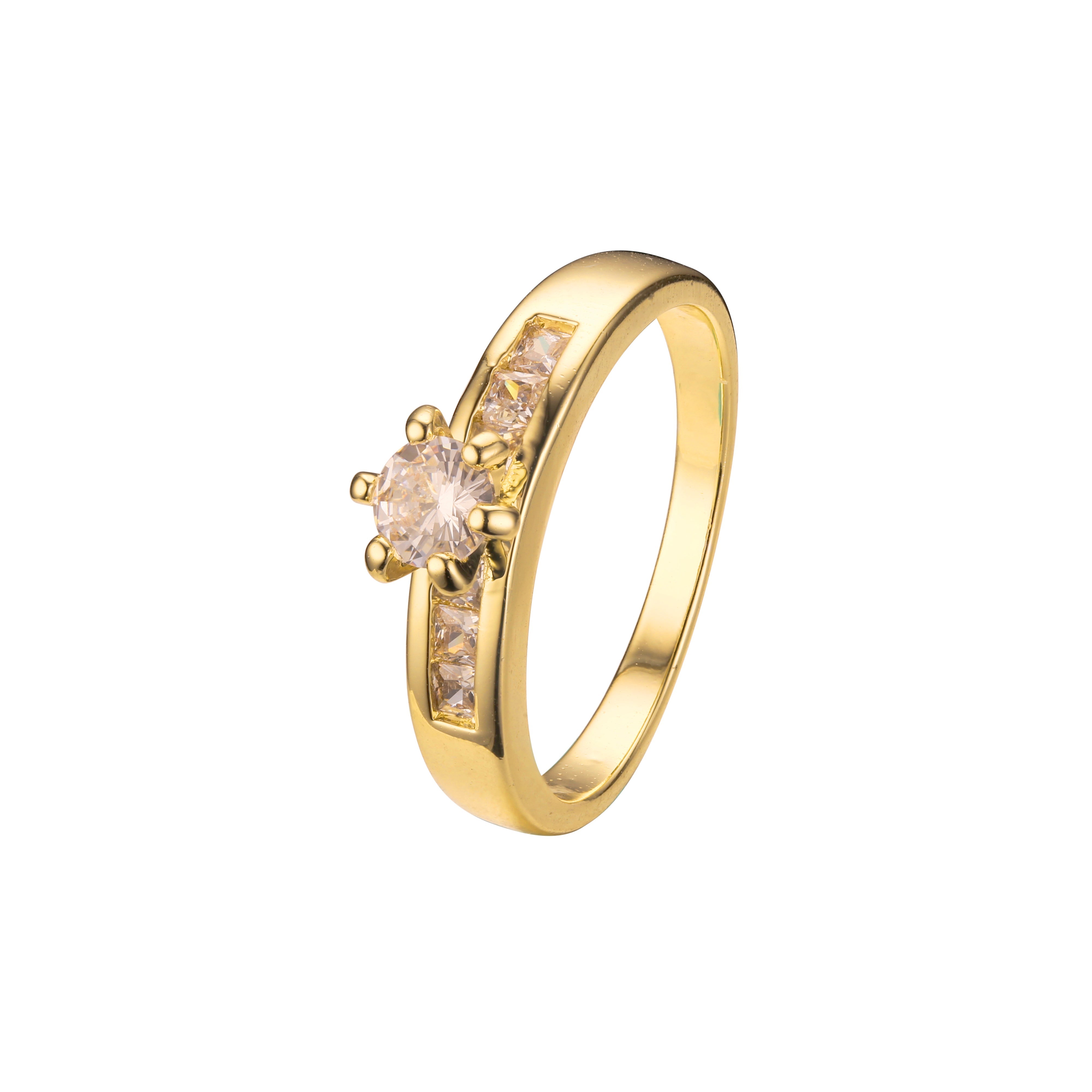 Anillos apilables en colores Oro 18K, Oro Blanco, Baño Oro 14K