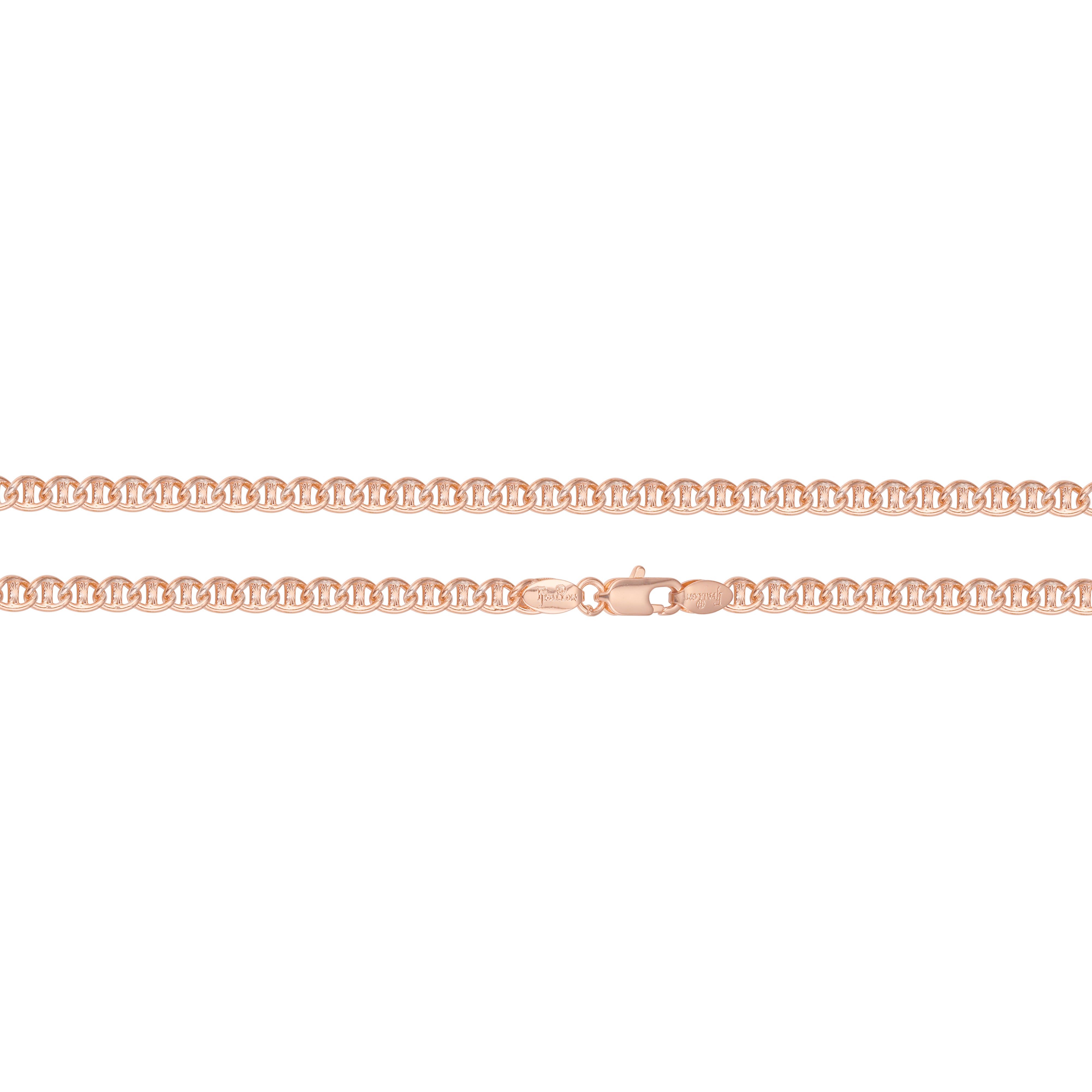 Mariner star hammered cable link chains plated in 14K Gold, Rose Gold, two tone