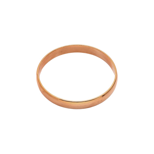 Pulseras redondas brillantes Oro 18K, Pulseras de oro rosa