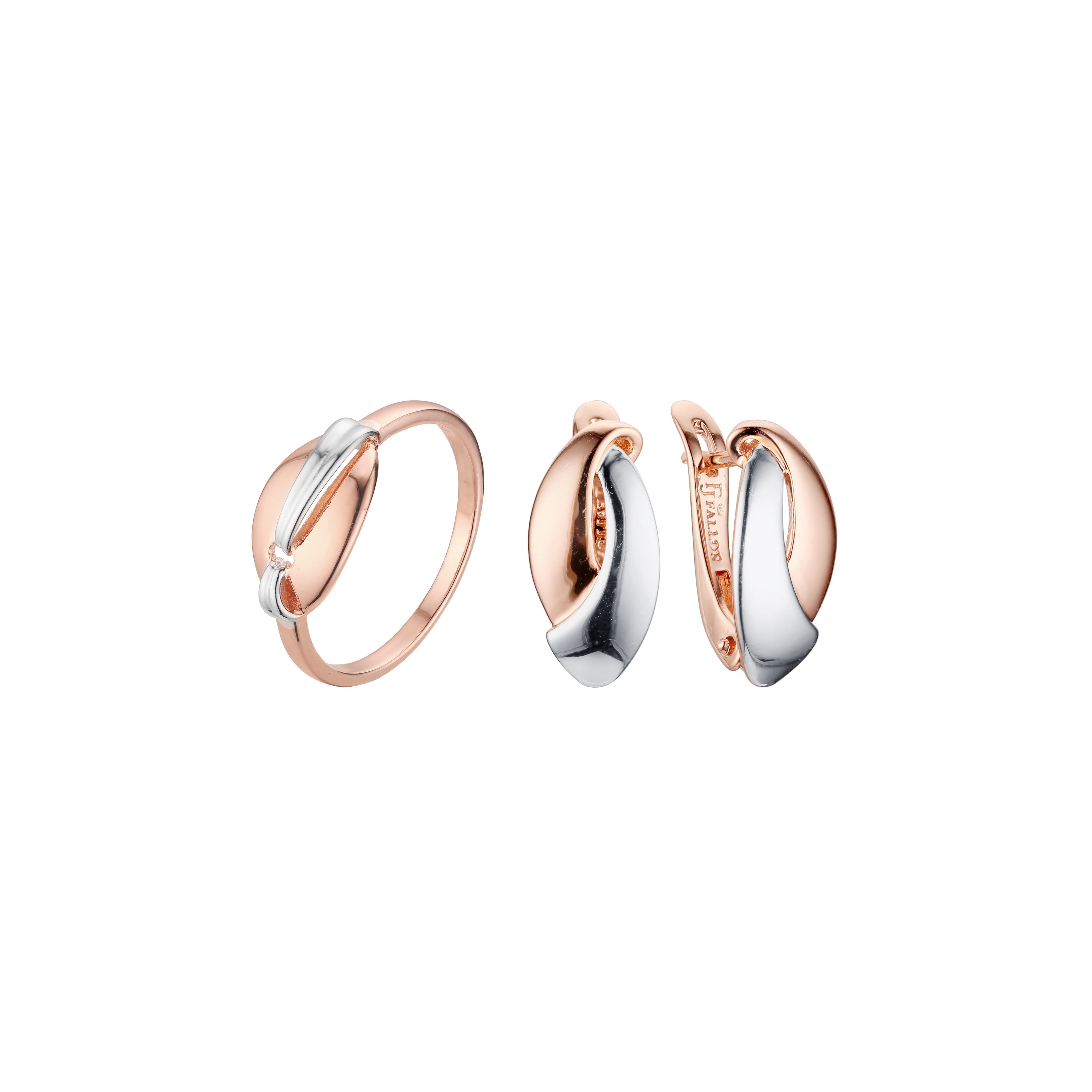 Schmuckset mit filigranen Renaissance-Ringen aus Ros¨¦gold