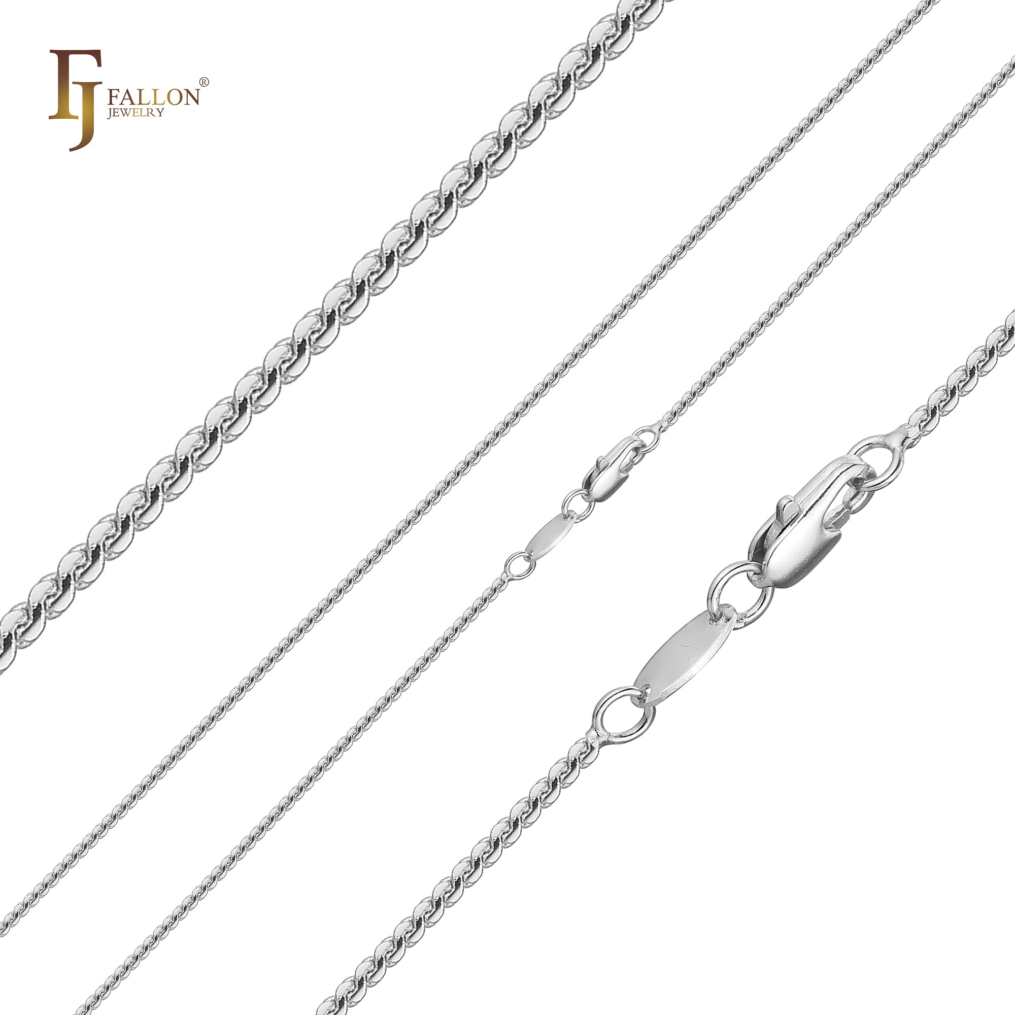 Elegantes cadenas Serpentine S de eslabones de lujo en oro rosa y oro blanco