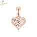 Roségold zweifarbig