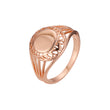 anillos de oro rosa