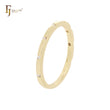 Alianza de boda Eternity Oro de 14 quilates, Anillos de oro rosa