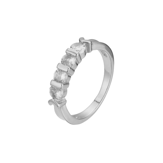 Anillos apilables en colores Oro 18K, Oro Blanco, Baño Oro 14K