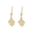 Aretes de Oro 14K con filigrana de gancho de alambre