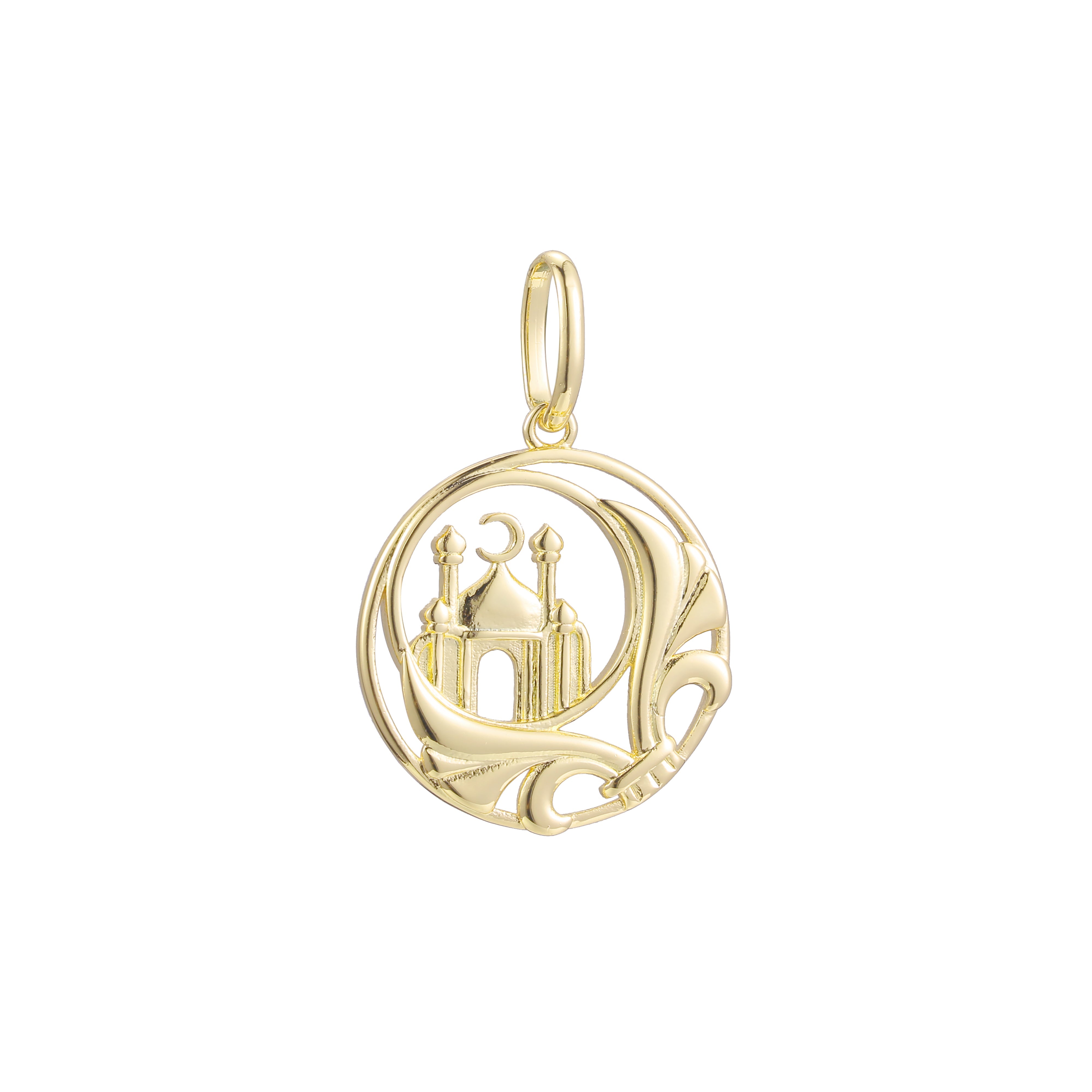 ペンダント、ローズゴールド、14K ゴールドメッキカラー