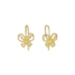 Детские серьги-крючки Butterfly Wire из Жёлтое золото 585 пробы с покрытием из Красное золото 585 пробы