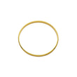 Brazaletes redondos brillantes de 6mm bañados en Oro de 14K, colores Oro de 18K