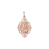 Saint Matrona pendant in Rose Gold two tone, 14K Gold plating colors