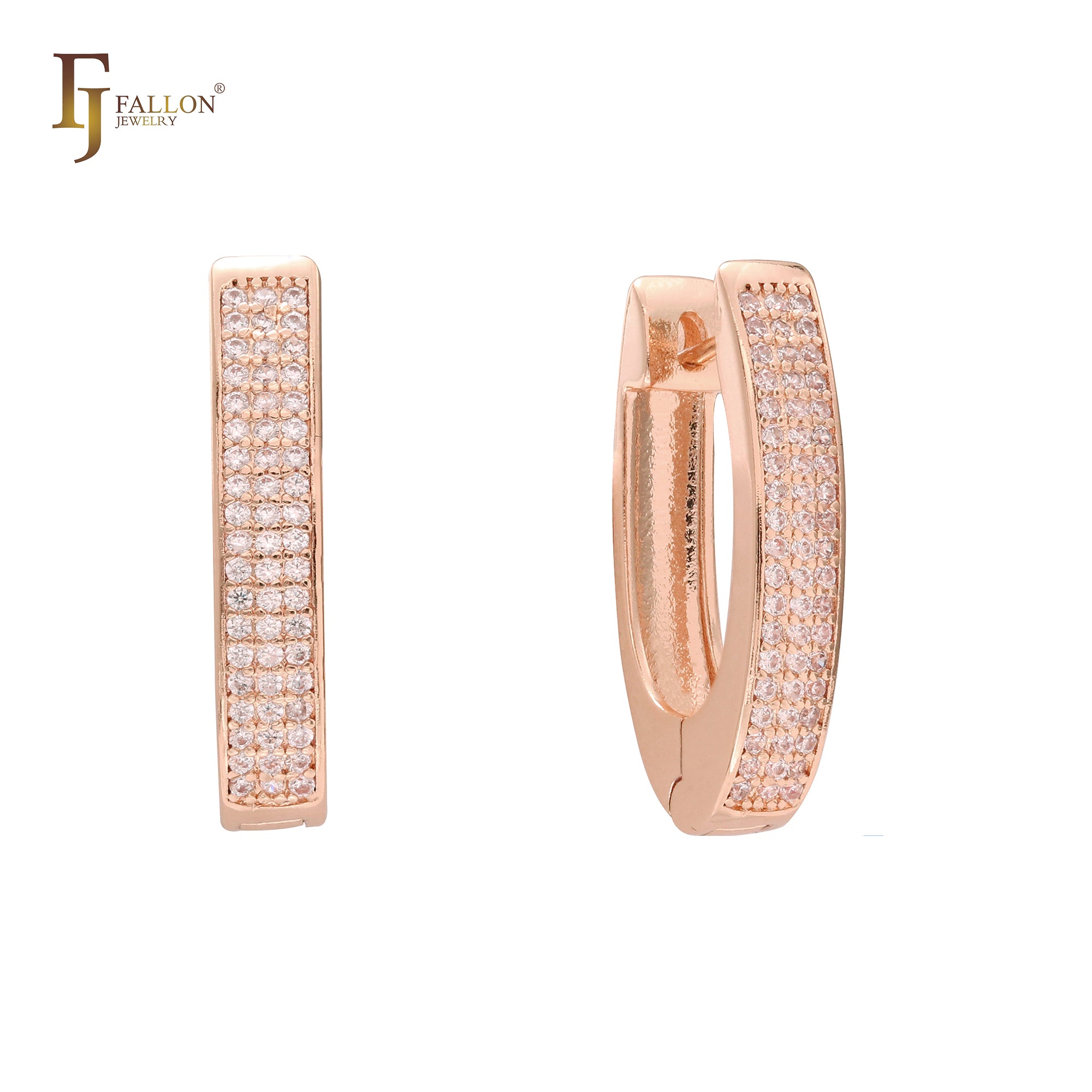 Aretes Huggie de oro de 14 quilates