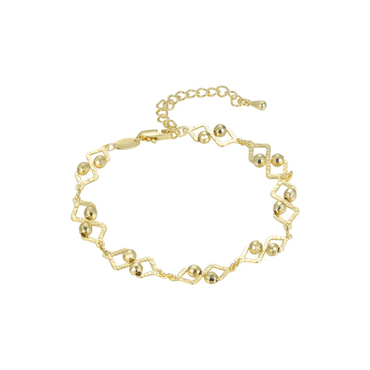 ビーズ 14K ゴールド ブレスレット